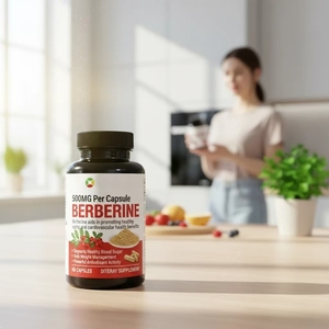 Gélules de Berbérine 500MG Marque Blanche/OEM ODM, 60 Capsules – Complément Alimentaire pour la Glycémie, la Santé Cardiaque et le Soutien Antioxydant - Product Image 4