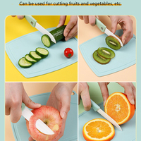 Couteaux à lame en céramique de haute qualité fruits et légumes mini couteau de poche pliant poignée en PP
