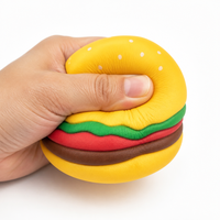 Squishy réaliste en forme de burger à remontée lente - Jouet anti-stress en mousse PU souple pour enfants et adultes