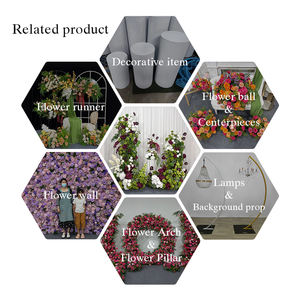 Ensemble d'arches de fleurs artificielles vert forêt réaliste, 3 pièces, pour la décoration de fond de lieux de mariage et de rentrée scolaire - Product Image 5