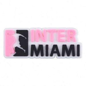 Nouveau design Football sport équipe sabot breloques rose barca inter miami <span class=keywords><strong>messi</strong></span> chaussures breloques pour sabot - Product Image 4