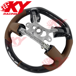 Volant sport personnalisé en fibre de carbone de style régulier pour Chrysler 300 300C SRT 2008 Dodge Magnum RT Challenger SRT Charger - Product Image 3
