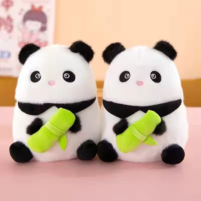 Panda en bambou pour animaux de compagnie, adorable.