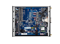 Shuttle DS20U Fanless Slim Industrial Mini PC, Tiga Layar +DP+VGA, Dual LAN & Port Serial Terintegrasi