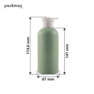 400ml Thickened PET Round Shoulder <b>Pump</b> <b>Bottle</b> for Pet Shampoo Body Lotion - Dog Cat Shower Gel Container Wholesale - Product Image 2