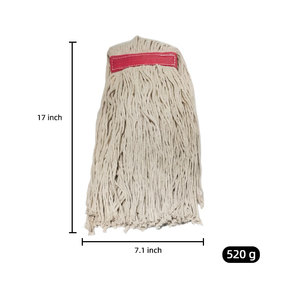 Testina per mocio in cotone bianco resistente - Product Image 2