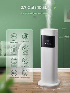 Humidificateur ultrasonique électrique de luxe 8L en gros, contrôlé par application, brumisateur silencieux, aromathérapie, garantie 1 an pour la maison - Product Image 2