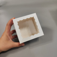 Emballage de dossier vide personnalisé fait main en papier kraft recyclé brun avec fenêtre en PVC, gaufrage UV, fermeture magnétique, recyclable, cadeau