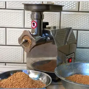 Stainless steel bird feed pellet making machine/pet fish food extruding machine/electric tortoise fishing bait granulator pill