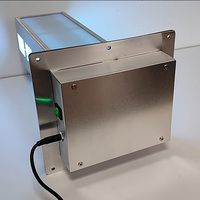 Kit de Luz UV para HVAC de 48W, 2 Piezas, Lámpara de 317mm, Ionizador Negativo de Aluminio, Purificador de Aire Eléctrico de 100-240V