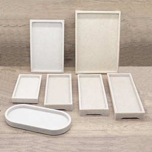 Khay đựng đồ trang trí hình chữ nhật bằng nhựa resin dùng cho bàn trang điểm phòng tắm, khay đựng nhẫn, bồn rửa nhà bếp, mặt bàn phòng khách, đĩa đựng đồ trang sức - Product Image 1