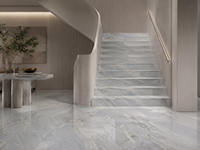 Dalles de marbre bleu Fendi avec veinage bleu pour vanités de salle de bain, lavabos en pierre, revêtements de sol de hall, escaliers, îlots de cuisine