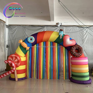 قوس حلوى قابل للنفخ ملون لزينة حفلات أعياد ميلاد الأطفال الجميلة - Product Image 1