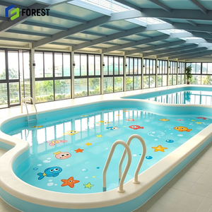 Structure en acier clé en main pour piscine, bâtiment d'arène, complexe sportif aquatique à portée libre, structure de dépôt - Product Image 1