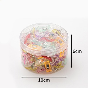 Colorful Plastic Garment Clips <b>Set</b> With Magnetic Closure For <b>Sewing</b> And Crafting - Product Image 4