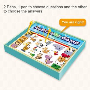 Samtoy nuovo arrivo 10 carte bambini giocattoli educativi per l'apprendimento giochi abbinati carte Flash Smart <span class=keywords><strong>E</strong></span> Book Intelligence Book For Toddler - Product Image 5