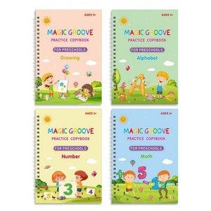 สมุดฝึกเขียนภาษาอังกฤษแบบมีร่องสำหรับเด็ก ขนาดใหญ่พิเศษ แบบกำหนดเอง พร้อมพิมพ์โลโก้ - Product Image 3