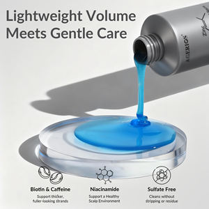 แชมพูและครีมนวดผมคาเฟอีนสูตรมืออาชีพ ผสมซิงค์และไนอาซิน สำหรับป้องกันผมร่วงและกระตุ้นการเจริญเติบโตของเส้นผม - Product Image 6