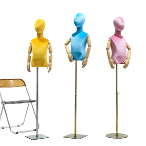 <span class=keywords><strong>Prix</strong></span> usine coloré tissu enfants Mannequin haut du corps enfants Mannequin en fibre de verre pour garçon fille vêtements affichage - Product Image 2