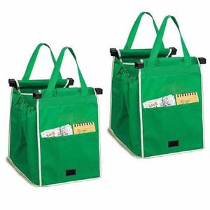 Chariot pliable d'extérieur à vendre directement d'usine, chariot de marché portable, chariot de courses pliable avec couvercle, chariot utilitaire pour l'épicerie - Product Image 1