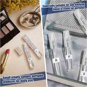 Empty 2ML Glass <b>Spray</b> <b>Bottle</b> Small Refillable Fragrance <b>Mini</b> Samples Perfume <b>Bottle</b> Wholesale 100pcs Screen Printing - Product Image 4