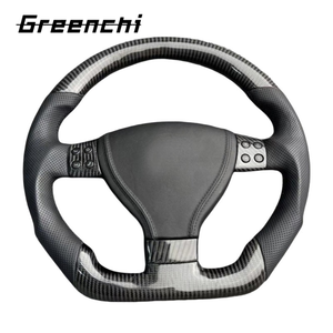 <span class=keywords><strong>Volante</strong></span> de Coche Personalizado de Fibra de Carbono Real Compatible con Volkswagen <span class=keywords><strong>Golf</strong></span> 5, Jetta MK5, GTI, <span class=keywords><strong>R32</strong></span>, EOS, Passat B6 Sin Airbag - Product Image 3