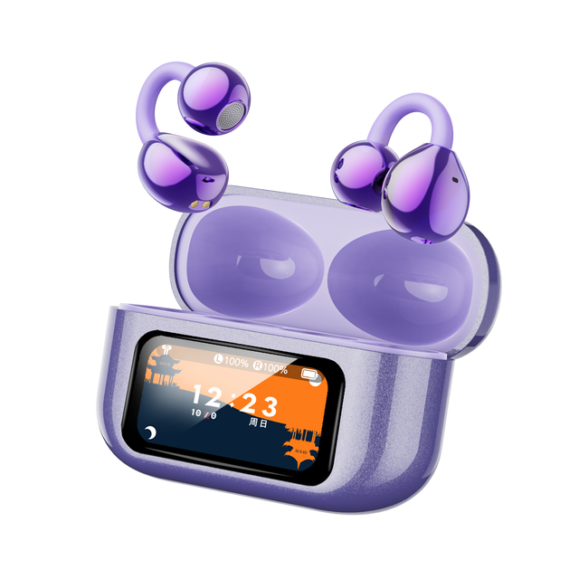 Sport HI-FI Wireless Earbuds Waterproof Headphones LCD Battery Indicator 156 Language TRANSLATION AI Ows Earphones