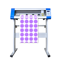 Plotter de corte de contorno para computadora pequeña Yinghe (con brazos) YH-630G, 630 mm de ancho de corte, soporte de suelo, 50 m de longitud de corte, papel adhesivo