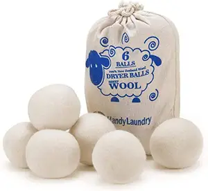 ลูกบอลซักผ้าทำด้วยมือจาก100% 100% ออร์แกนิกทำด้วยมือจากขนสัตว์นิวซีแลนด์มีในสต็อก