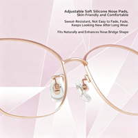 6291 Bingkai Kacamata Diamond Mirror Elegant Goddess Frame Ultra-Ringan Titanium Murni Multi-Facet
