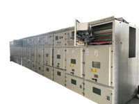 Armoire de commutation moyenne tension KYN28 12kV 4000A, panneau de distribution d'énergie métallique pour système de sous-station industrielle