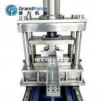 Machine de formage de chemins de câbles multifonctionnelle automatique à grande vitesse GrandForce, commande PLC, acier galvanisé/inox