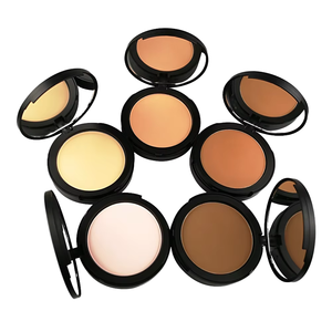 Aangepaste Langdurige Gezicht Make-Up 8 Kleuren Geperste Poeder Foundation Private Label Olie Controle Waterdicht Compact Poeder - Product Image 3
