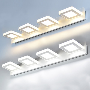 Applique murale LED moderne à intensité variable pour <span class=keywords><strong>salle</strong></span> <span class=keywords><strong>de</strong></span> <span class=keywords><strong>bain</strong></span>, 3 ou 4 lumières, à poser au-dessus du miroir - Product Image 2