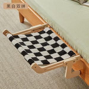 Hamaca de pared de madera para gatos, colgante, para tomar el sol en el balcón, para todas las estaciones, extraíble y lavable, venta al por mayor - Product Image 3