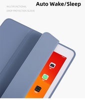 Étui tendance pour tablette iPad 10e et 11e génération, Mini 6 et 7, en cuir premium, avec support pliable, fonction de réveil et de mise en veille automatique, pour APPLE Pro 13