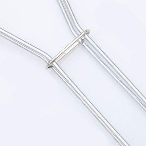 <strong>Grill</strong> Basket Stainless Steel Non Stick Folding BBQ Barbecue <strong>Portable</strong> <strong>Grill</strong> Grilling Basket With for Shrimp Fish Steak - Product Image 4
