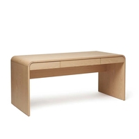 Bureau d'écriture moderne Minstral, table d'ordinateur, bureau à domicile, bureau d'ordinateur en bois, bureau d'étude pour hôtel, appartement, villa