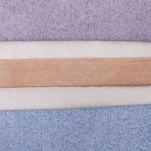 Kain Spunlaced bernapas ramah kulit mutiara warna-warni tisu basah polos bubur kayu PP bahan baku gaya jala kain non-tenun - Product Image 4