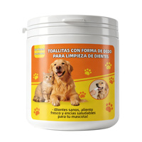 Lingettes jetables pour le nettoyage des dents des chiens, lingettes dentaires en forme de doigt pour chats, soins d'hygiène buccale, déodorant doux, éliminateur de plaque dentaire