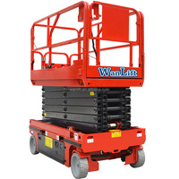 Élévateur à ciseaux 12m 14m 16m Élévateur à ciseaux portable Plate-forme élévatrice hydraulique mobile Vente directe d'usine