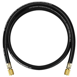 Original and New Size 1/2" 1/4" Vacuum <b>Hose</b> <b>Rubber</b> & Brass Material R410a Refrigerant Charging with Female Flare Fitting R502 - Product Image 1