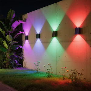 Lumières d'extérieur solaires modernes 2LED étanches IP65/68 éclairage d'ambiance pour jardin cour porche balcon passerelle Camping déco - Product Image 6