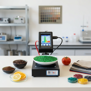 Professional Color Spectrophotometer Colorimeter Whiteness Tester 400 700nm for Coffee Beans Citrus <b>Tomato</b> Textile Plastic Quali - Product Image 6