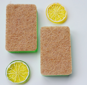 Éponge de nettoyage en cellulose biodégradable en microfibre de maille réutilisable écologique naturelle Éponge à récurer pour nettoyer la cuisine - Product Image 6