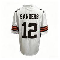 Vente en gros de jersey de haute qualité 4 # WATSON 12 # Maillot de football américain brodé SANDERS, maillot personnalisé