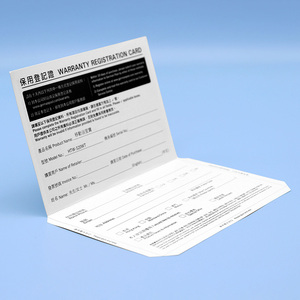 カスタマイズされた電子製品は保証カードを使用します印刷された電気製品ユーザーマニュアル - Product Image 5