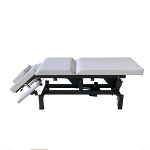 Tempat tidur pijat fisioterapi elektrik, peralatan traksi tulang belakang perawatan ortopedi meja terapi penyesuaian chiropraktik fisik - Product Image 2