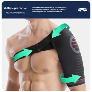 Protección de presión ajustable Hombros unisex Soporte de brazos Correa deportiva Levantamiento de pesas Entrenamiento de fuerza Prevención de tensiones - Product Image 4