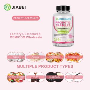 Cápsulas Probióticas OEM ODM, 60 Mil Millones de UFC, Apoyo Digestivo, Inmunológico y para el Estado de Ánimo, para Todas las Edades, Suplemento Dietético Vegano, Venta al Por Mayor de Fábrica - Product Image 2